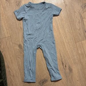 Kyte Dusty Blue Short sleeved romper. Never worn. Washed once.